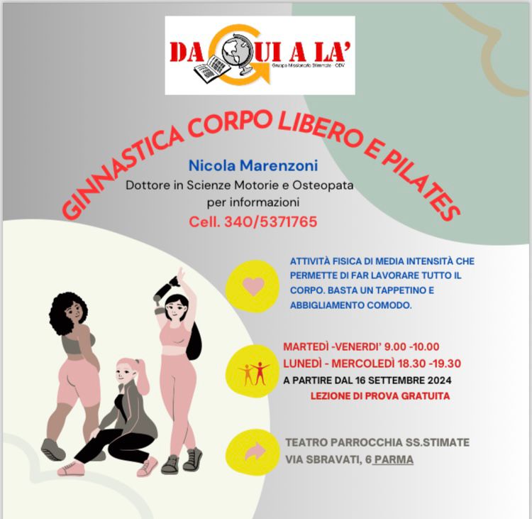 GINNASTICA CORPO LIBERO E PILATES